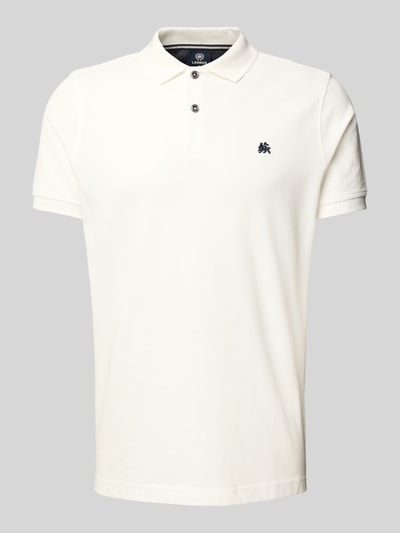 Lerros Poloshirt met labelstitching Offwhite - 2