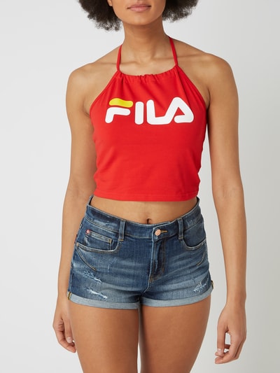 FILA Crop Top mit Neckholder  Rot 4