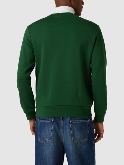 Lacoste Sweatshirt mit Label-Patch Gruen 5