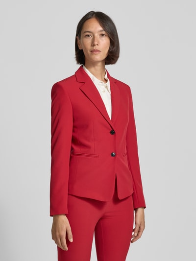 HUGO Żakiet o kroju shaped fit z zapięciem na dwa guziki model ‘AGONIA’ Czerwony 4