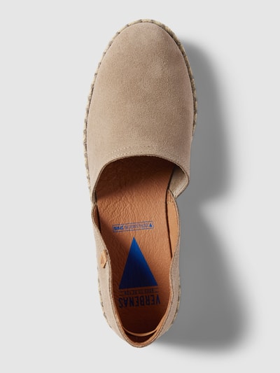 VERBENAS Espadrilles 'Carmen Serraje Blanco' – Flache Schnürer Aus Spanien, Größe 38, 100% Handmade