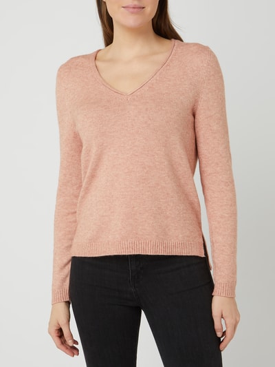 Only Pullover van viscosemix, model 'Lesly' Roze - 4