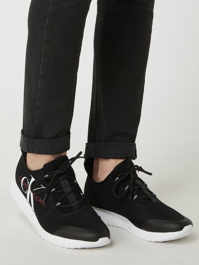 Calvin Klein Jeans Sneaker aus Mesh Modell 'Reiland' Black 3