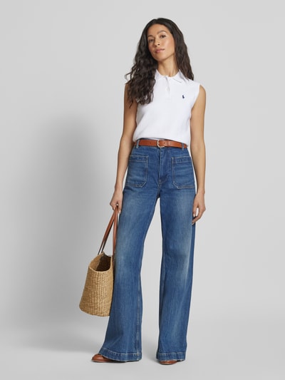 Polo Ralph Lauren Pullunder mit Polokragen Weiss 1