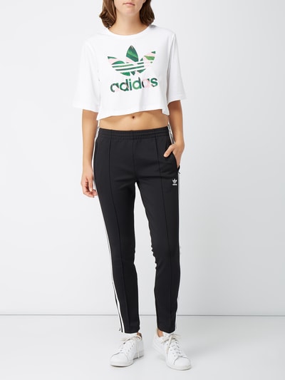 adidas Originals Bluza z kapturem z nadrukiem z logo  Czarny 1