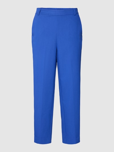 Kaffe Spodnie z zakładkami w pasie i skróconymi nogawkami model ‘KASAKURA’ Niebieski 2