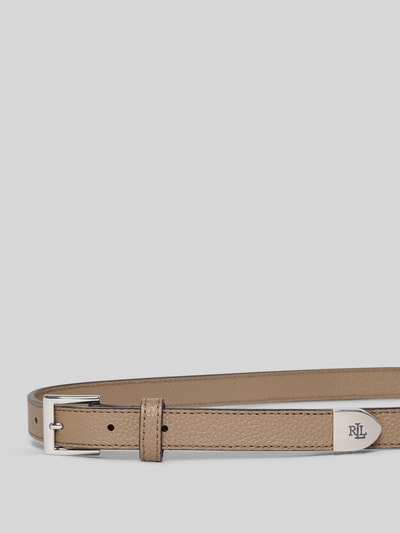 Lauren Ralph Lauren Gürtel aus Rindsleder mit Dornschließe Taupe 2