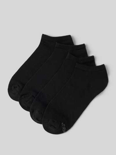 s.Oliver RED LABEL Socken aus Baumwoll-Mix in 4er Pack Black 1