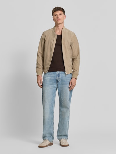 DRYKORN Tanktop in Ripp-Optik Modell 'Nathan' Dunkelbraun 1