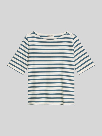 Marc O'Polo Relaxed Fit T-Shirt aus reiner Baumwolle Petrol 2