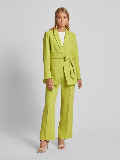 Zero Blazer met strikceintuur Neon groen - 1