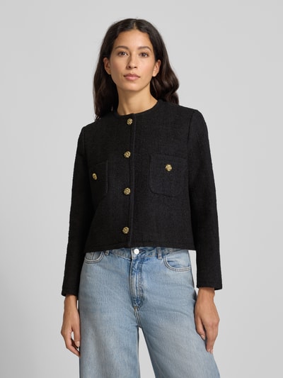 Bash Regular Fit Blazer mit Lanawoll-Anteil Modell 'Meredith' Black 4