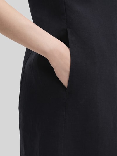 Marc O'Polo Leinenkleid in A-Linie mit Eingrifftaschen Marine 3