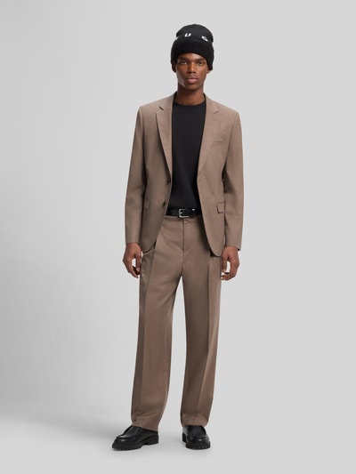 HUGO Modern Fit Anzughose mit Woll-Anteil Modell 'Tony262X' Hellrot 1