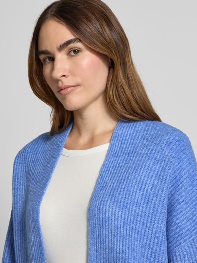 mbyM Cardigan mit gerippten Abschlüssen Dunkelblau 3