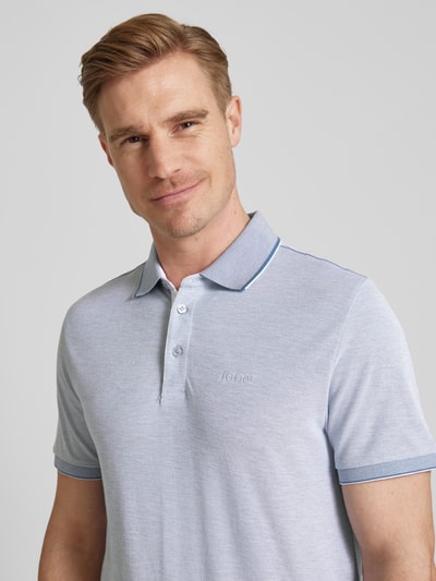 JOOP! Collection Koszulka polo o kroju slim fit z listwą guzikową model ‘Percy’ Oceaniczny 3