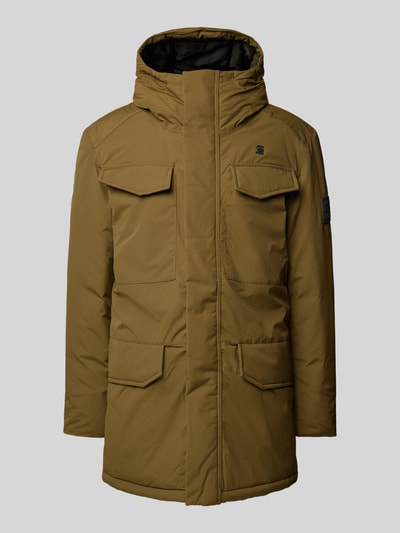 G-Star Raw Parka mit Pattentaschen Modell 'Vodan' Oliv 2