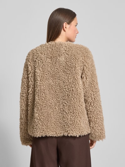 VILLA SOPHIE Jack van teddybont met ronde hals Taupe - 5