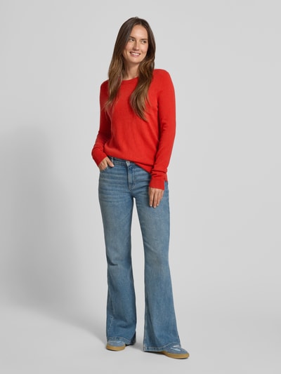 Christian Berg Woman Gebreide pullover van puur kasjmier Rood - 1