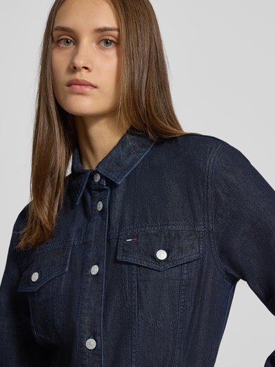 Tommy Jeans Sukienka jeansowa mini z czystej bawełny Jeansowy niebieski 3