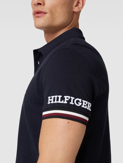 Tommy Hilfiger Poloshirt mit Label-Stitching Marine 3