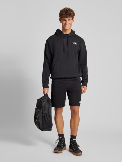 The North Face Sweatshorts met labelprint Zwart - 1