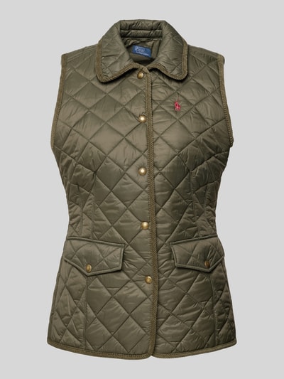 Polo Ralph Lauren Bodywarmer met labelstitching Olijfgroen - 2