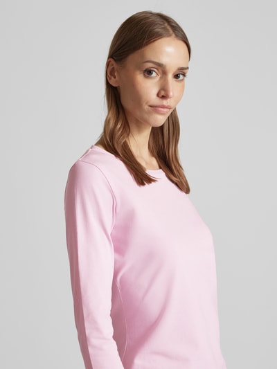 Weekend Max Mara Longsleeve mit Rundhalsausschnitt Modell 'MULTIA' Rosa 3