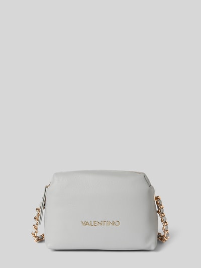 VALENTINO BAGS Handtasche mit Label-Applikation Modell 'ARCADIA CAMERA BAG' Rauchblau 1