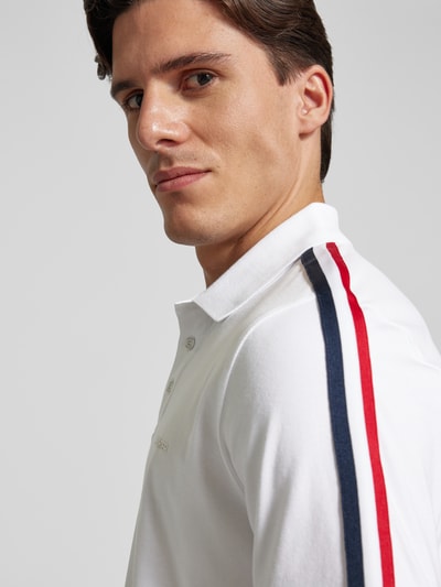 HECHTER PARIS Poloshirt met labelprint Wit - 3