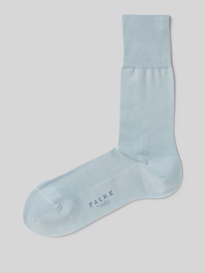 Falke Socken mit elastischem Bündchen Modell 'Tiago' Hellblau 1