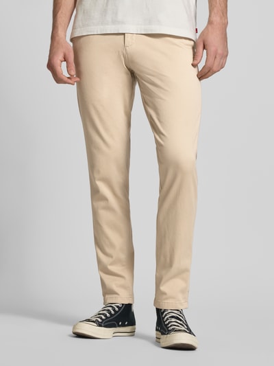 JACK & JONES Slim Fit Stoffhose mit Gesäßtaschen Modell 'Marco' Beige 4