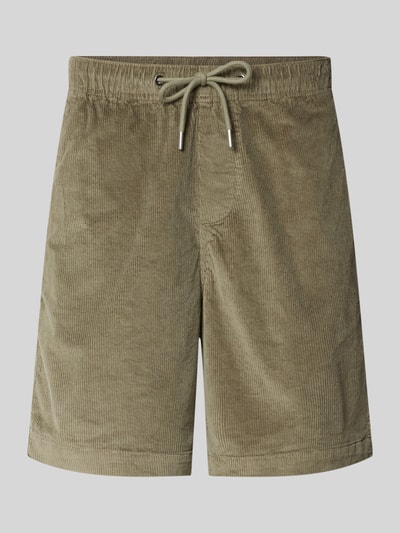 Produktfoto, Regular Fit Sweatshorts aus Baumwoll-Mix von SELECTED HOMME, efekt: jednolity kolor, krój regular fit, tunel, ściągacz, kieszeń z tyłu, wpuszczane kieszenie, wykończenie materiału: sztruks, mieszanka bawełny