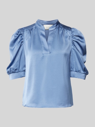 Neo Noir Blusenshirt mit V-Ausschnitt Modell 'Roella' Rauchblau 2