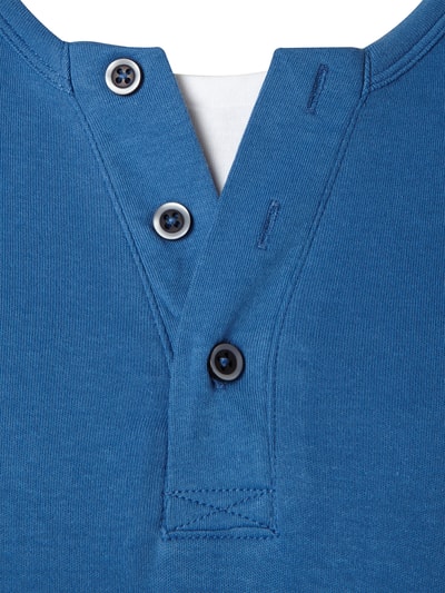 Montego Serafino-Shirt im Double-Layer-Look Rauchblau 2