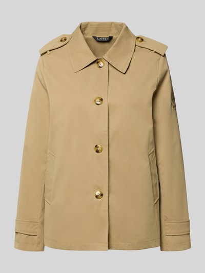 Lauren Ralph Lauren Regular Fit Trenchcoat mit Umlegekragen Camel 2