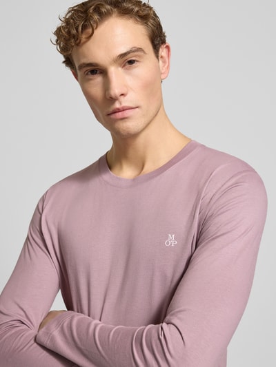 Marc O'Polo Shaped fit shirt met lange mouwen van puur katoen Oudroze - 3