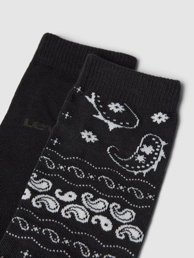 Levi's® Socken mit Label-Details im 2er-Pack Black 2