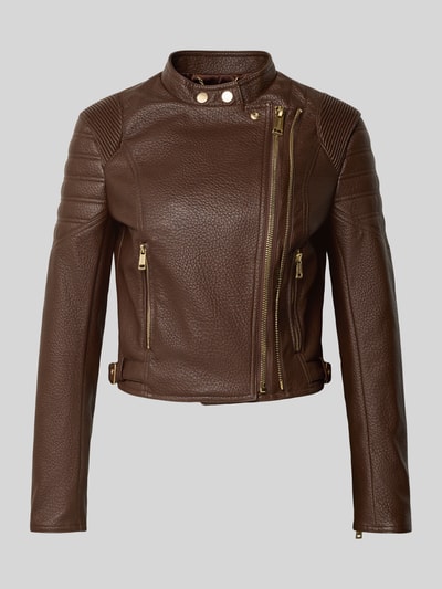 Guess Jack van kunstleer met ritsluiting opzij, model 'JEANNINE' Donkerbruin - 2