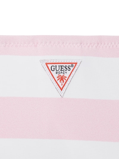 Guess Bikini-Slip zum Binden mit Allover-Muster  Rosa 5