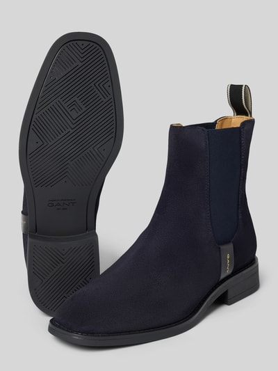 Gant Chelsea Boots aus Leder mit Label-Detail Modell 'Fayy' Marine 4