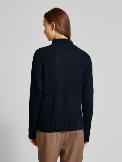 OPUS Gebreide pullover met turtleneck, model 'Panwerp' Marineblauw - 5