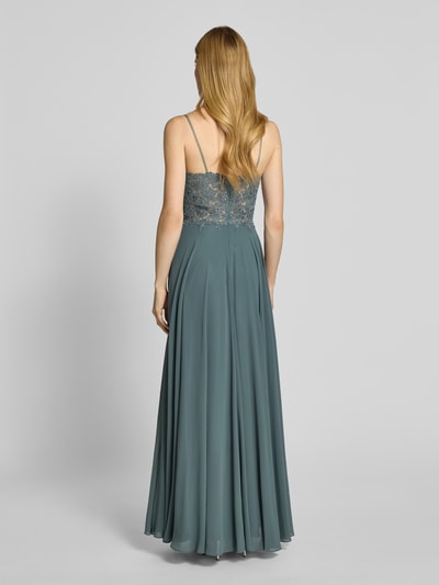 Mascara Abendkleid mit Spitzenbesatz Schilf 5