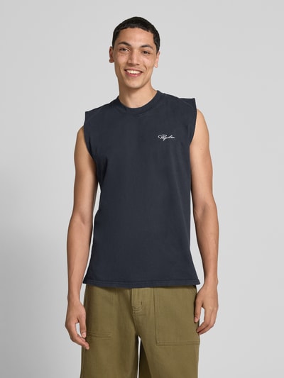 Pegador Tanktop mit Label-Stitching Modell 'Signar' Black 4