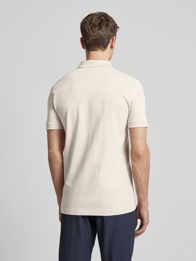 BOSS Green Poloshirt mit Label-Detail Beige 5