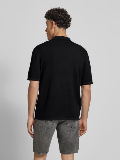 JACK & JONES Freizeithemd mit Knopfleiste Modell 'ORION' Black 5