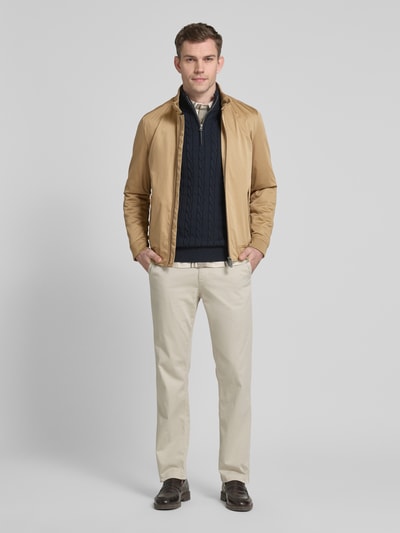 bugatti Jacke mit Zweiwege-Reißverschluss Camel 1