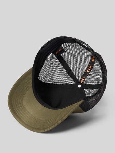 BOSS Basecap mit Mesh Einsätzen und Logo Detail Khaki 2
