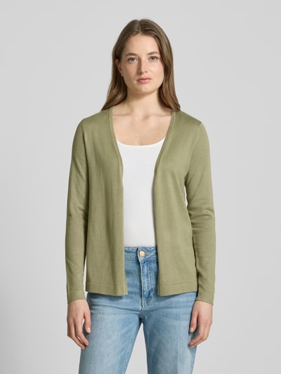 Kaffe Cardigan mit offener Vorderseite Modell 'KAFENIA ASTRID' Khaki 4