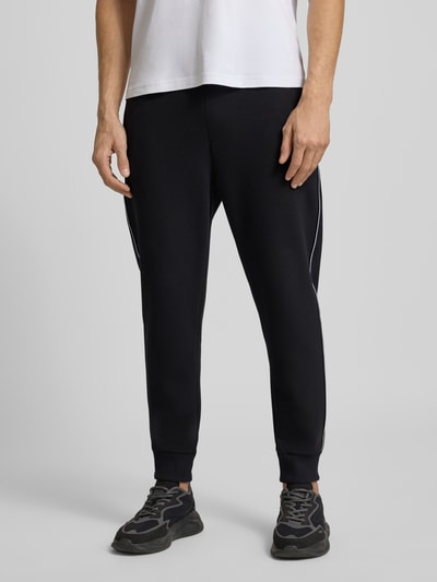 BOSS Green Regular fit sweatpak van katoenmix, model 'TRACKSUIT SET' Zwart - 6